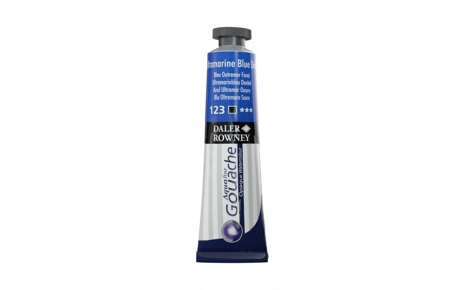 Daler Rowney Aquafine Guaj 15 Ml Ultramarine Blue Dark