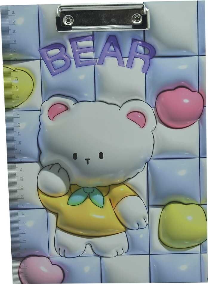 Taros Unick Color 3D Bear A4 Sekreterlik