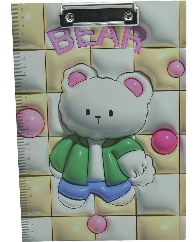 Taros Unick Color 3D Bear A4 Sekreterlik