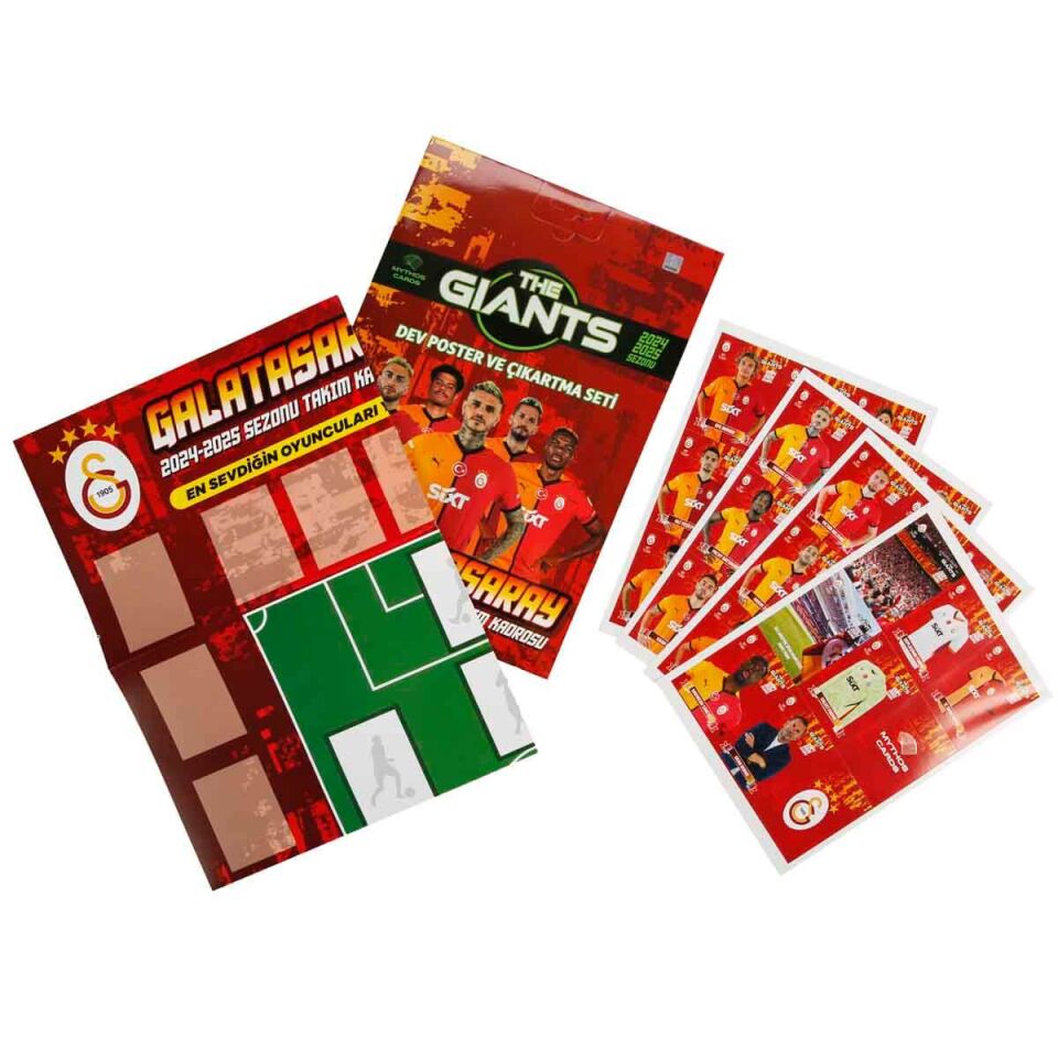 Galatasaray The Giants 24/25 Poster Ve Çıkartma Seti