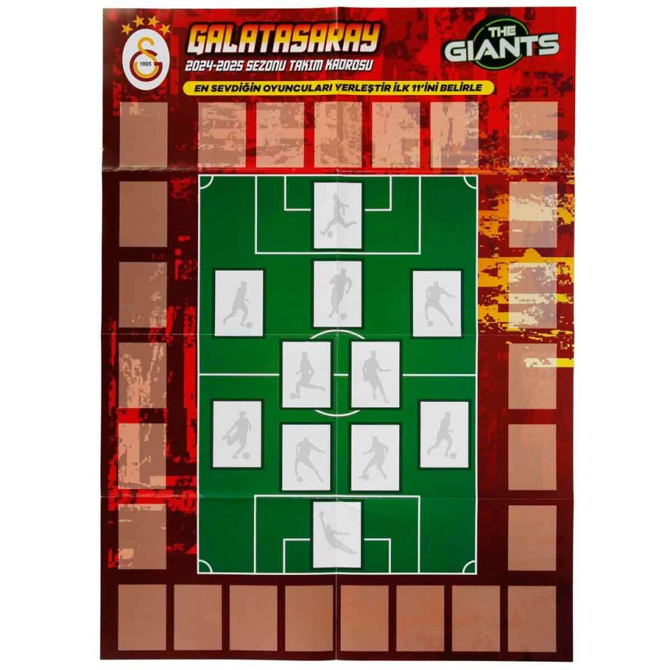 Galatasaray The Giants 24/25 Poster Ve Çıkartma Seti