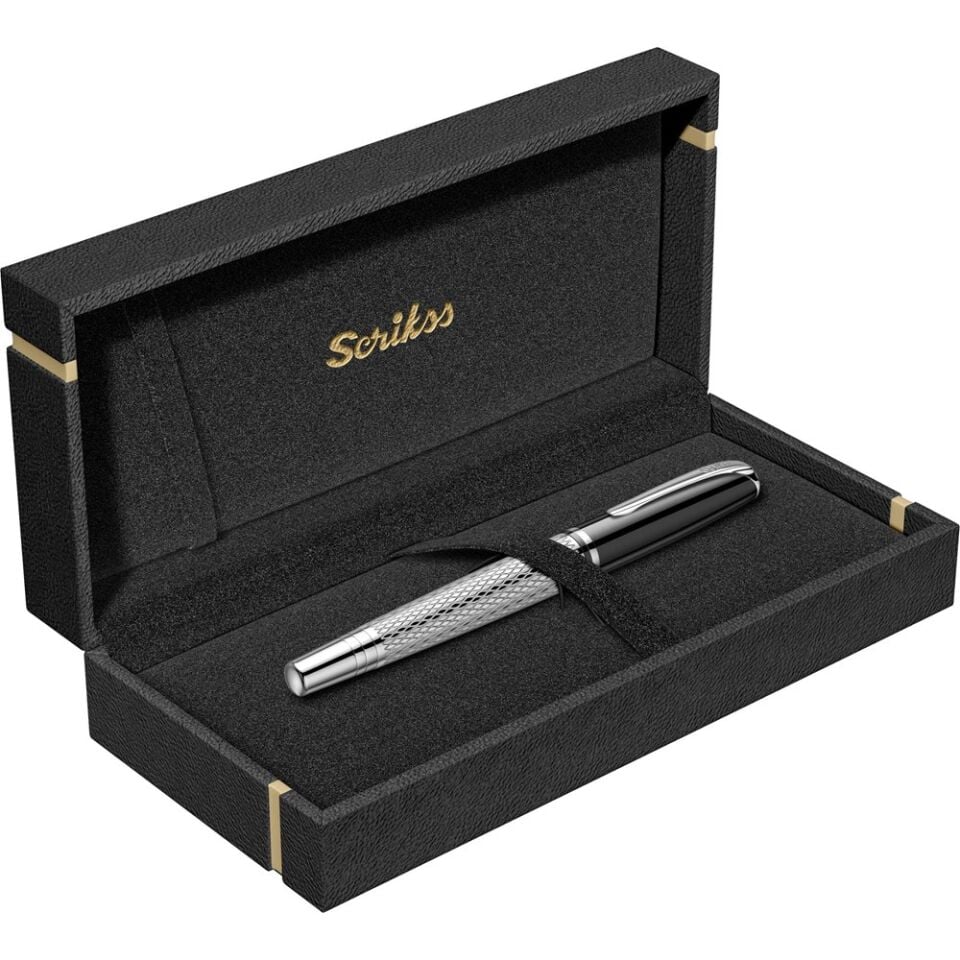 Scrikss 477 Roller Siyah Krom