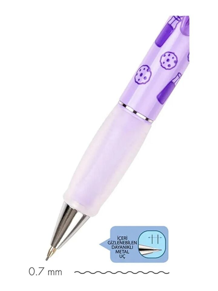 Serve Deep Mekanik Kurşun Kalem 07 Mm Tatlı Serisi Pastel Mor