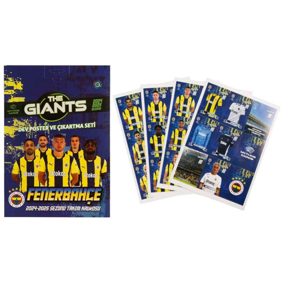Fenerbahçe The Giants 24/25 Poster Ve Çıkartma Seti
