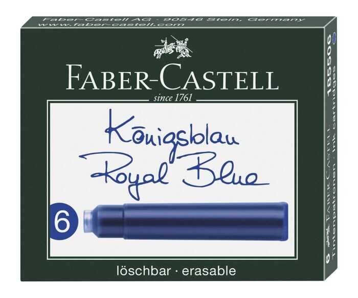 Faber-Castell Dolmakalem Kartuşu Royal Mavi 6 Lı