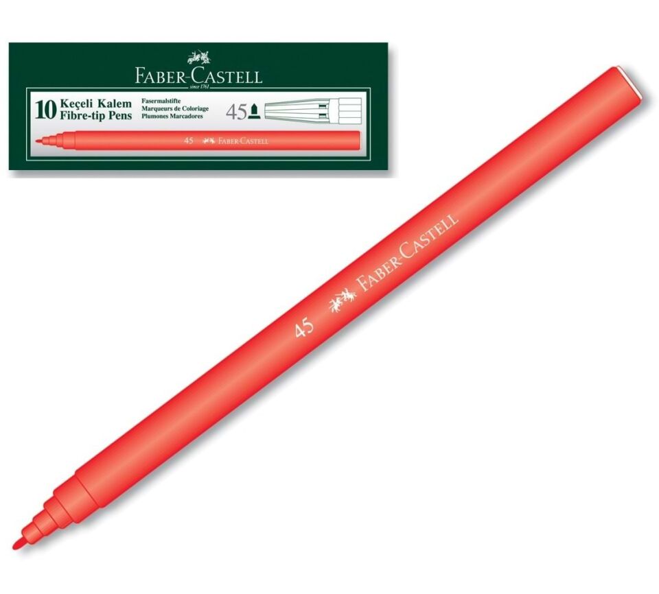 Faber-Castell Keçeli Kalem Kırmızı