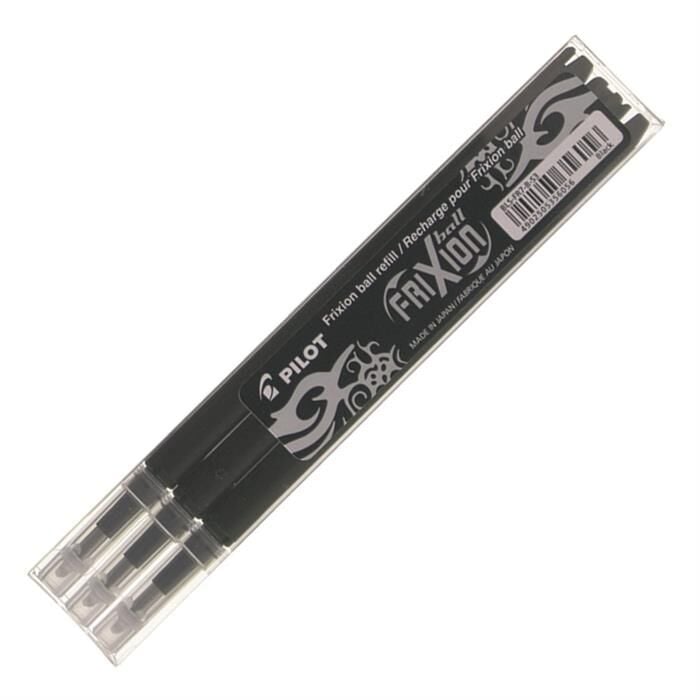 Pilot Frixion Ball Yedek 3 Lü Siyah