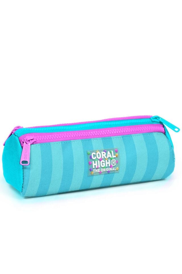 Yaygan Coral High Kalem Çanta  Üç Bölmeli 22087