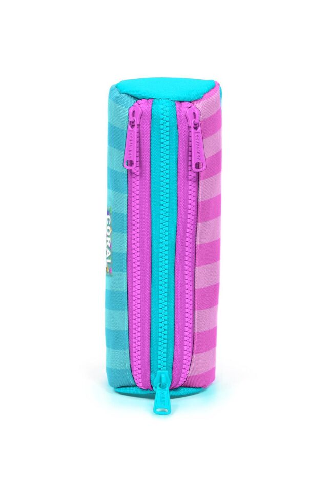 Yaygan Coral High Kalem Çanta  Üç Bölmeli 22087