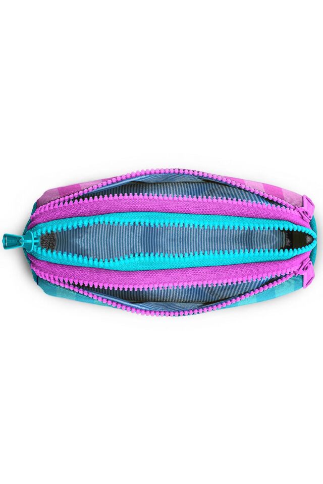 Yaygan Coral High Kalem Çanta  Üç Bölmeli 22087