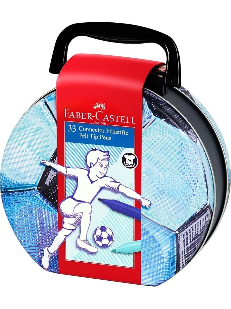 Faber-Castell Eğlenceli Keçeli Kalem Futbol Topu 33 Lü