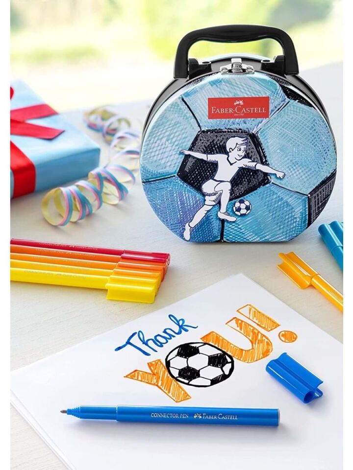 Faber-Castell Eğlenceli Keçeli Kalem Futbol Topu 33 Lü