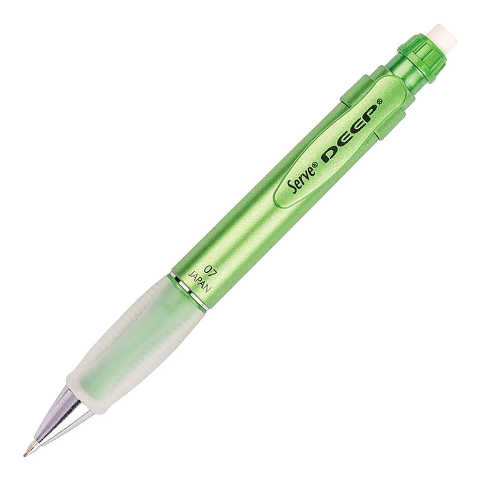 Serve Deep Mekanik Kurşun Kalem 07 Mm Metalik Met Fıstık Yeşil
