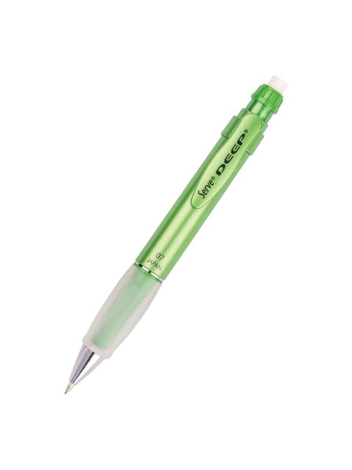 Serve Deep Mekanik Kurşun Kalem 07 Mm Metalik Met Fıstık Yeşil