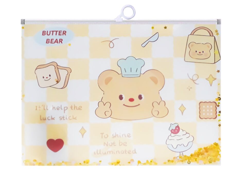Taros Unick Color Butter Bear Pullu A5 Kilitli Dosya
