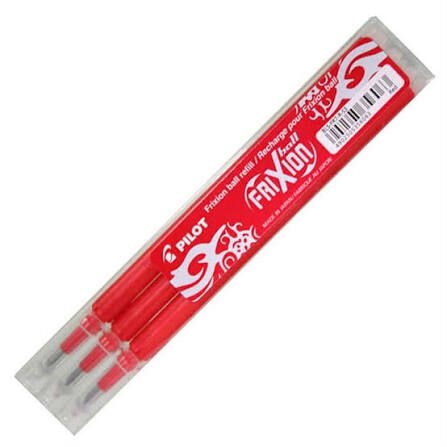 Pilot Frixion Ball Yedek 3 Lü Kırmızı