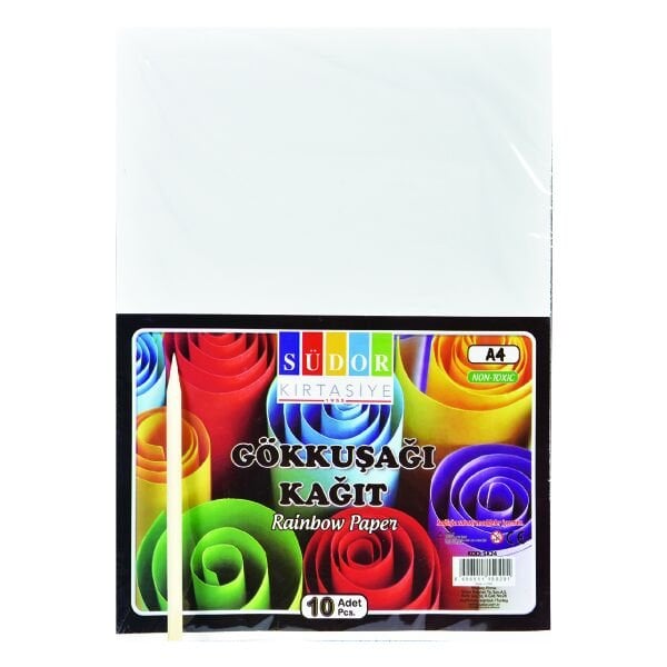 Südor Gökkuşağı Kazımalı A4 Kağıt