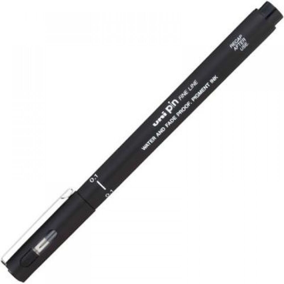 Uni Pin 0.1 Fine Line Akrilik Uçlu Kalem Mavi