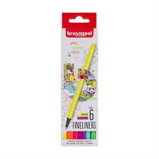 Bruynzeel Fineliner 0,4 Mm Set 6 Renk Neon