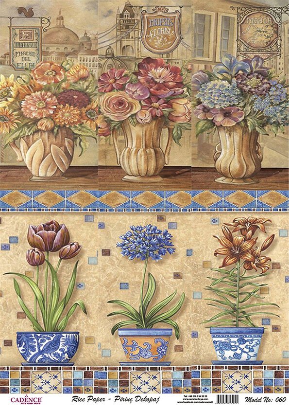 Cadence Pirinç Kağıt Model 60 30X42