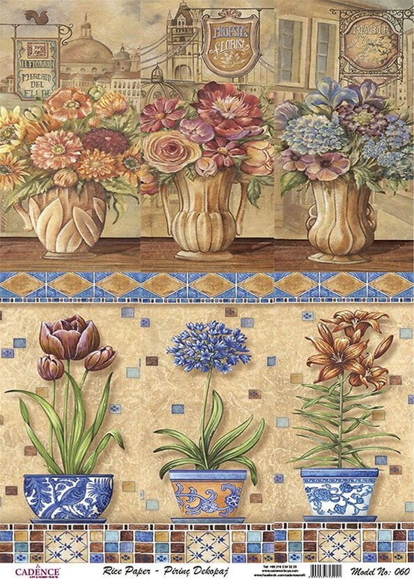 Cadence Pirinç Kağıt Model 60 30X42