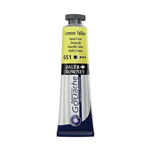 Daler Rowney Aquafine Guaj 15 Ml Lemon Yellow