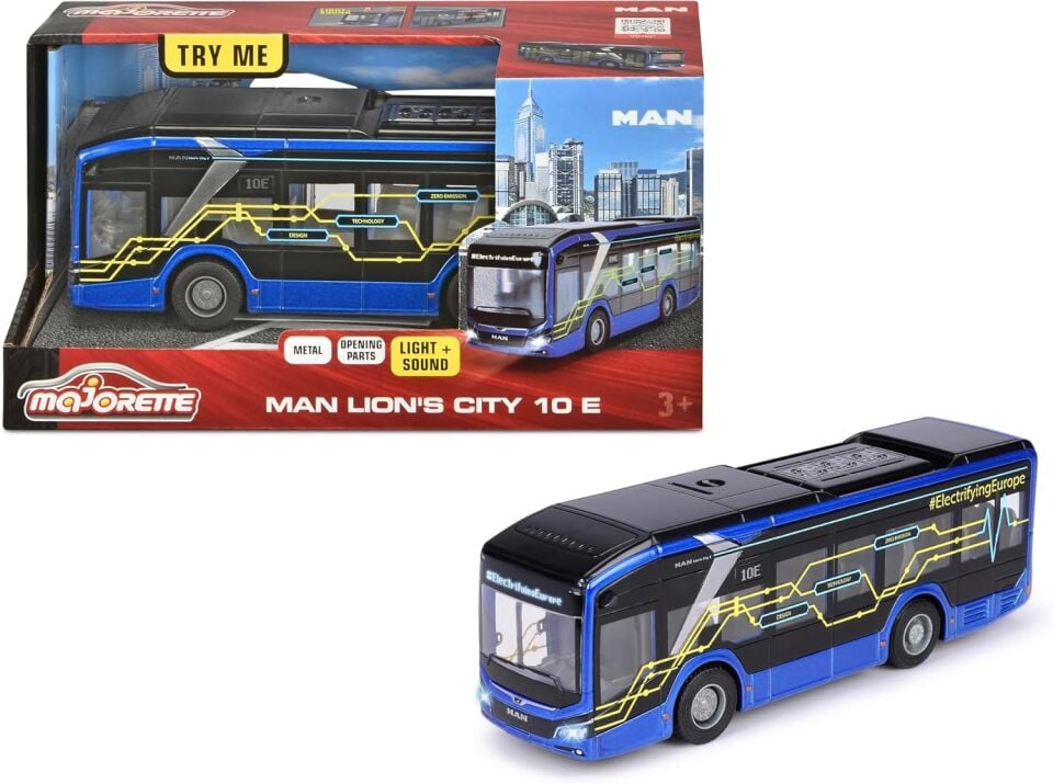 Majorette Man Lions City 10 E Bus