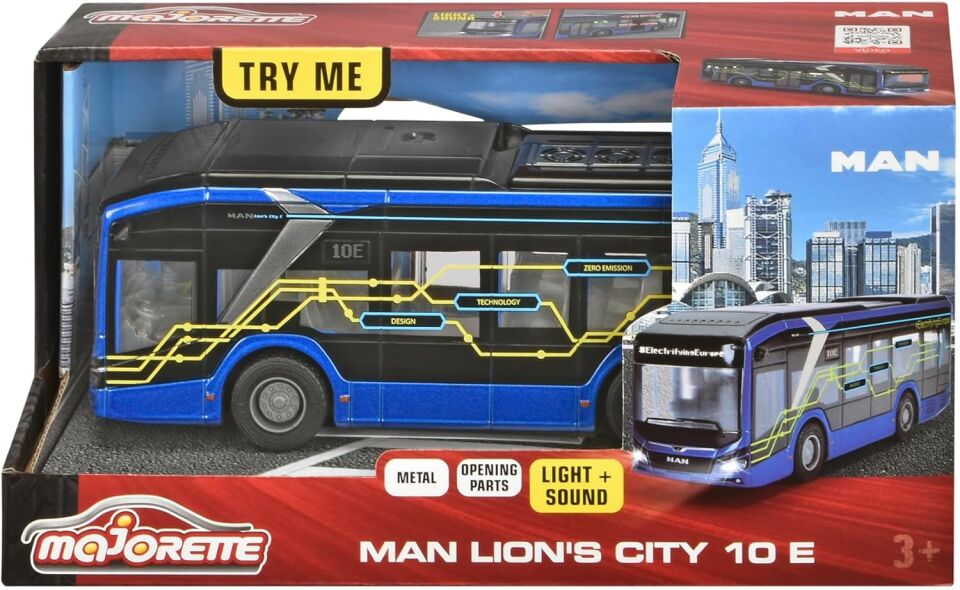 Majorette Man Lions City 10 E Bus