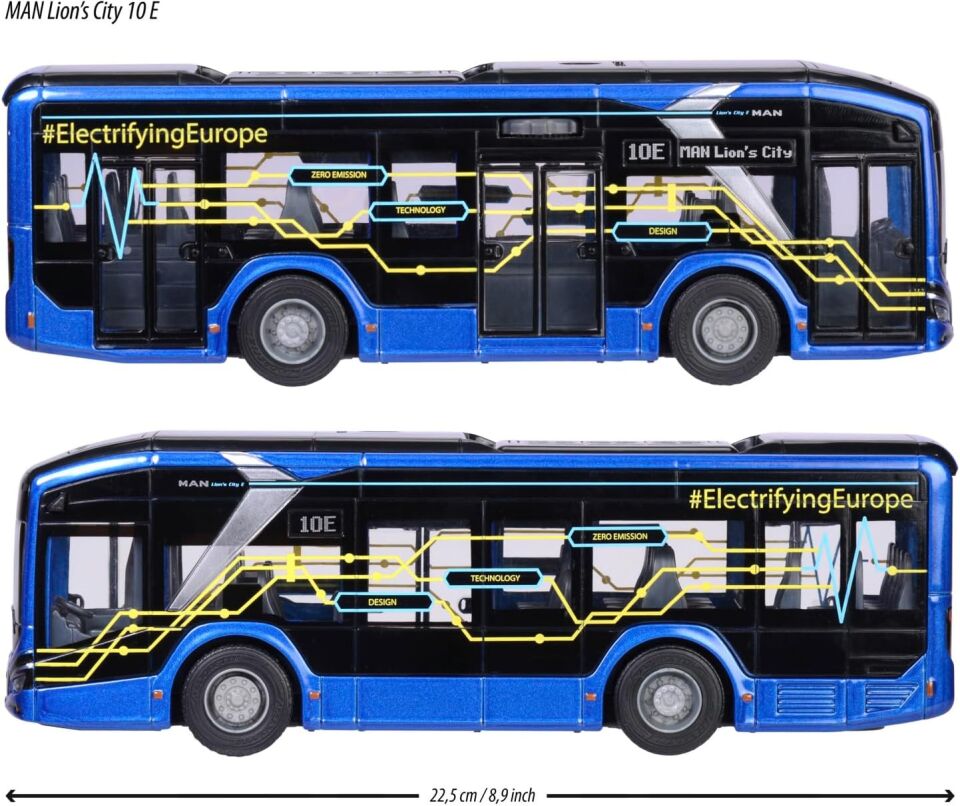Majorette Man Lions City 10 E Bus