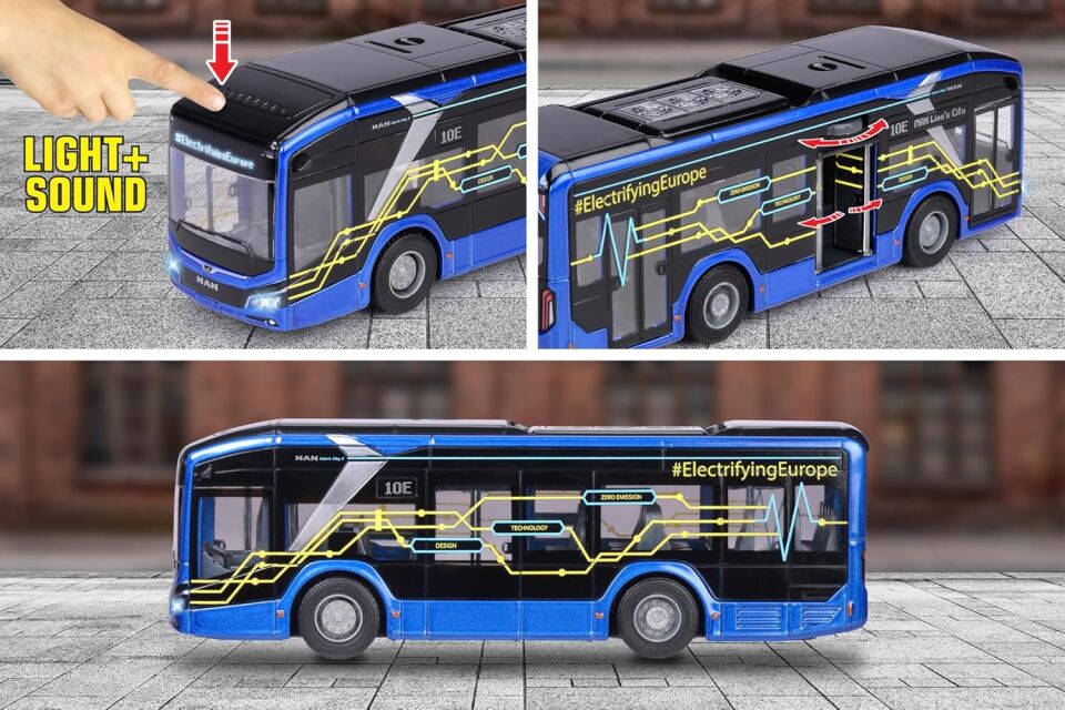 Majorette Man Lions City 10 E Bus