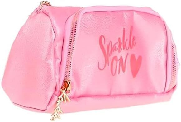 Kaukko Sparkle Plump Kalem Çantası Tropical Pembe