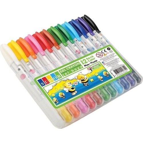 Südor Jel Boya Plastik Kutu 12 Li