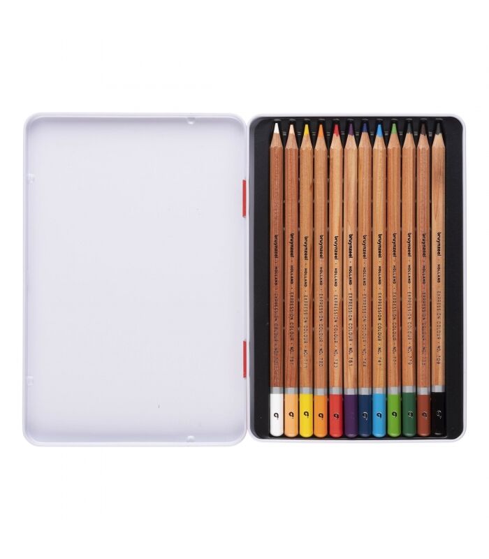 Bruynzeel Expression Colour 12 Li Kuru Boya Kalemi Seti