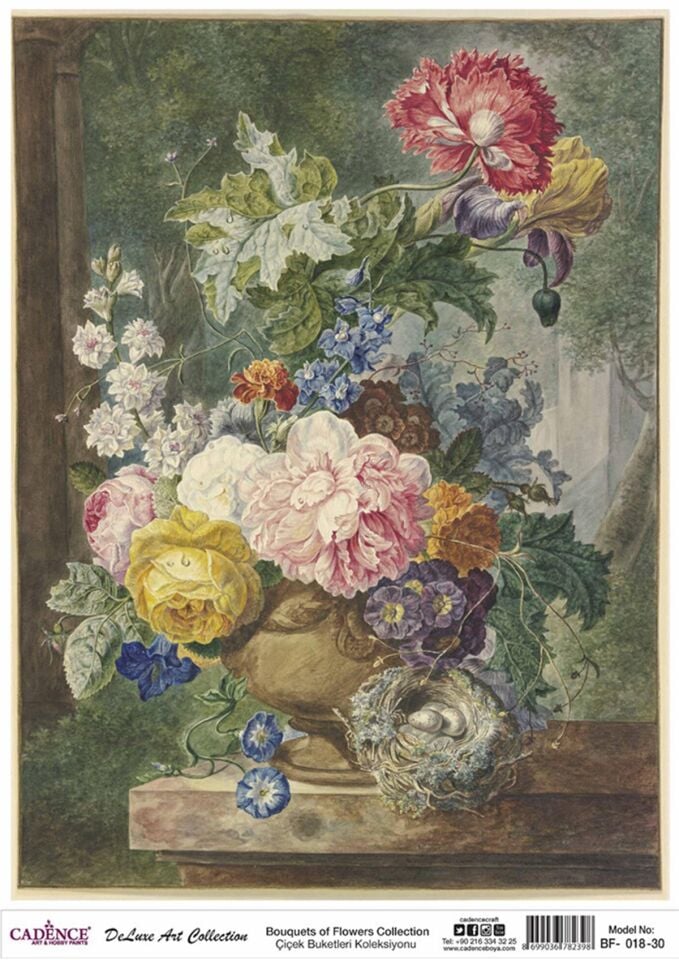 Cadence Çiçek Buketleri Koleksiyonu Bf-18 30x42 Cm