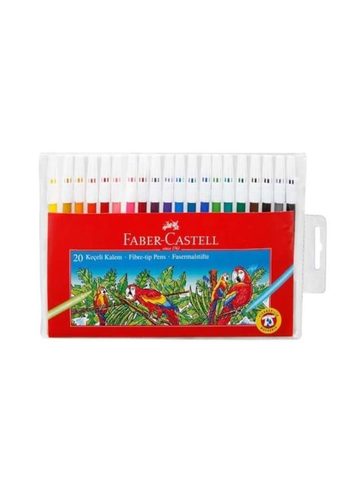 Faber-Castell Keçeli Kalem Yıkanabili 20 Li