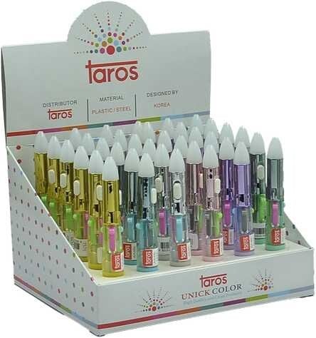 Taros Unick Color Roket Işıklı 4 Renk Tük. Kalem