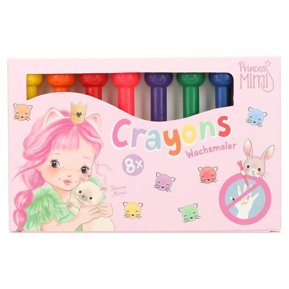 Top Model Princess Mimi Kedi Başlıklı Pastel Boya
