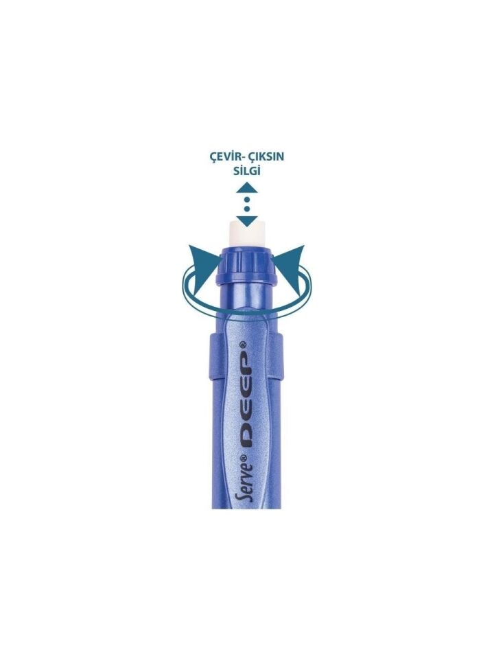 Serve Versatil Kalem Deep 0.7 Metalik Kristal Violet