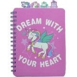 Taros Unick Color Unicorn Seperatörlü A5 Defter