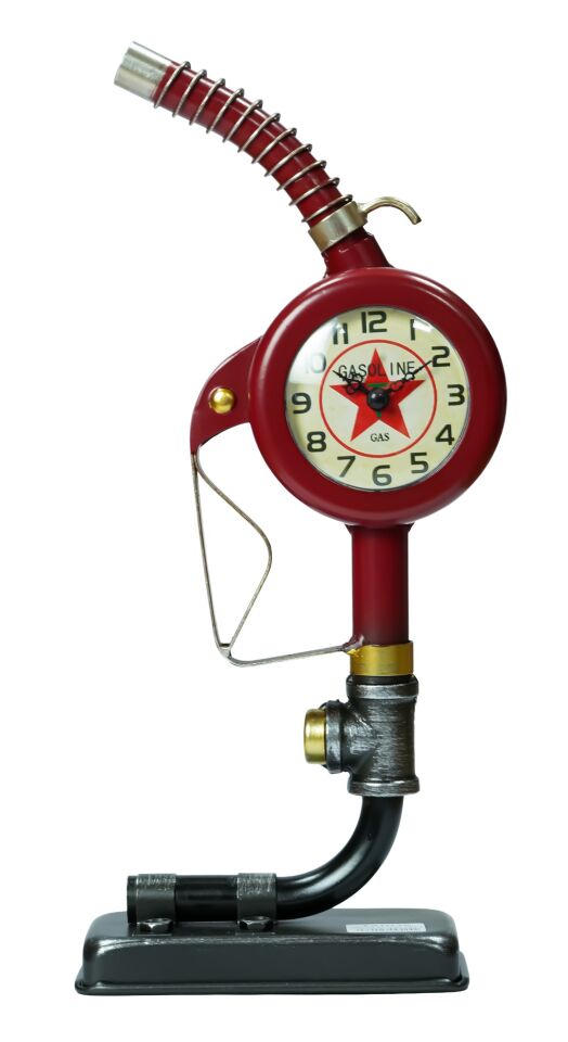 Taros Vintage Benzin Pompası Masa Üstü Saat