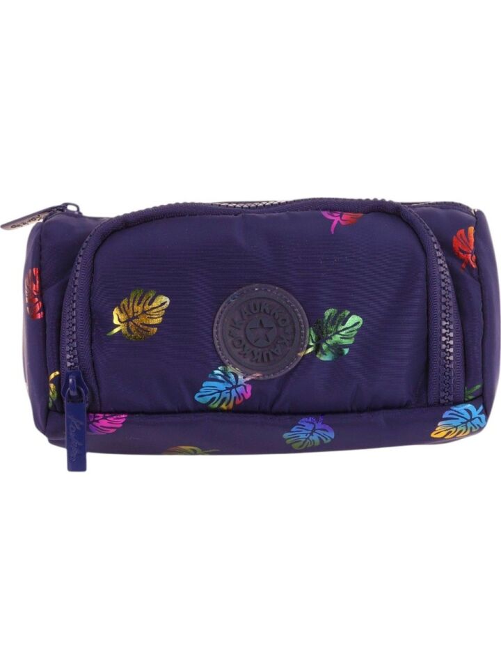 Kaukko Shine Plump Kalem Çantası Leaf