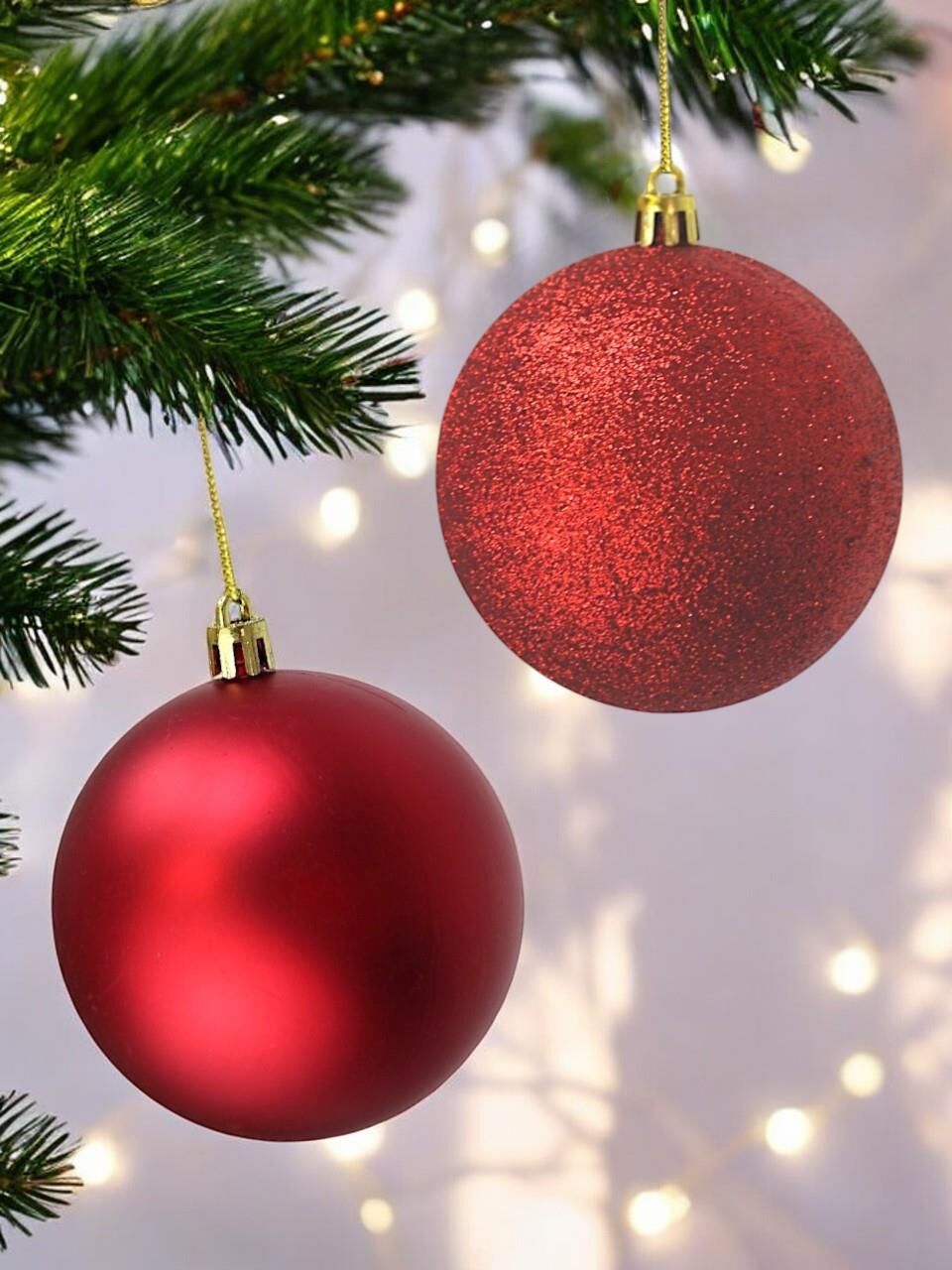 Astaş Yılbaşı Topu 10 Cm 6 Lı Kırmızı