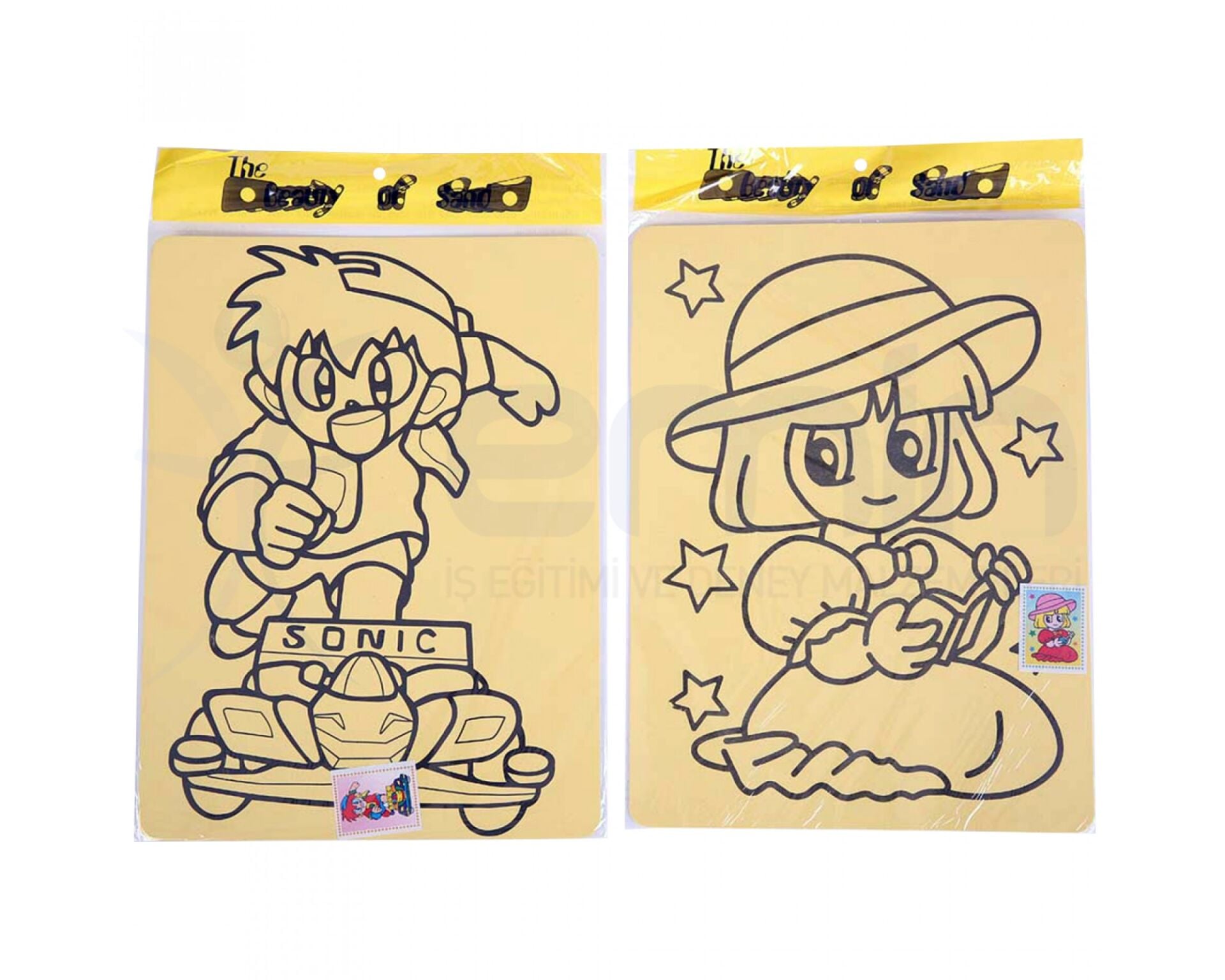 Emin İş Eğitimi A4 Kum Boyama