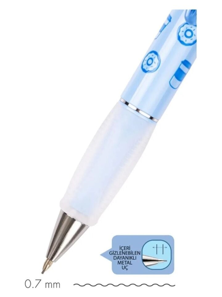 Serve Deep Mekanik Kurşun Kalem 07 Mm Tatlı Serisi Pastel Mavi