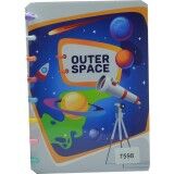 Taros Unick Color Outer Space Renkli Halkalı A5 Not Defter