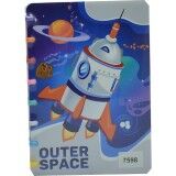 Taros Unick Color Outer Space Renkli Halkalı A5 Not Defter