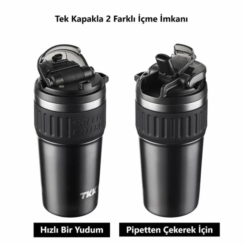 Vagonlife Çelik Matara Black 630 Ml