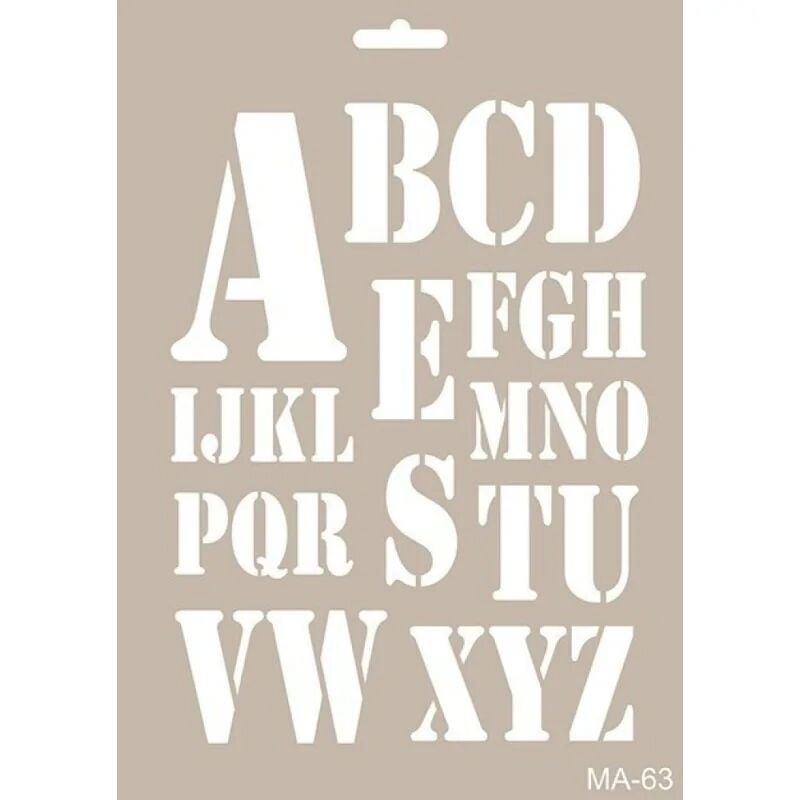 Cadence Mıx Media Stencil Ma Serisi Ma63 21x29