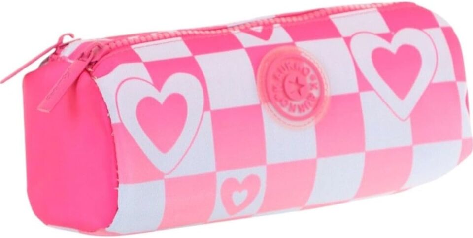 Kaukko Nature Soft Dual Kalem Çantası Pink Blue