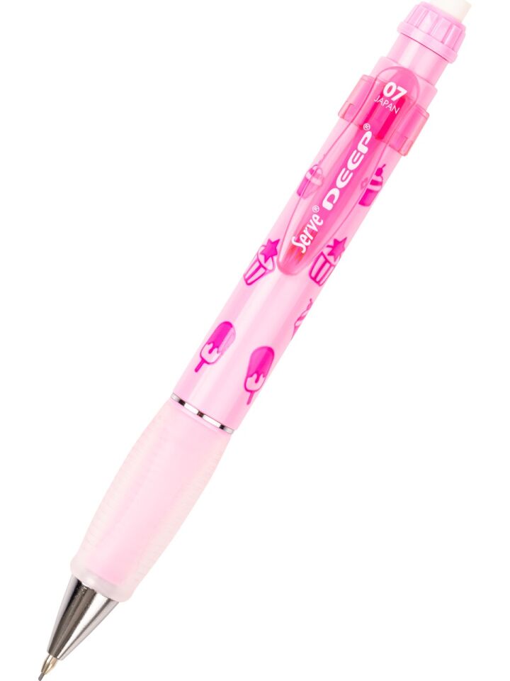 Serve Deep Mekanik Kurşun Kalem 07 Mm Tatlı Serisi Pastel Pembe